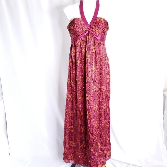 NWT - Silk Maxi Dress by Laundry - Picture 3 of 12